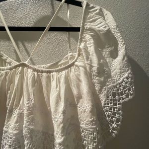 White off the shoulder dress